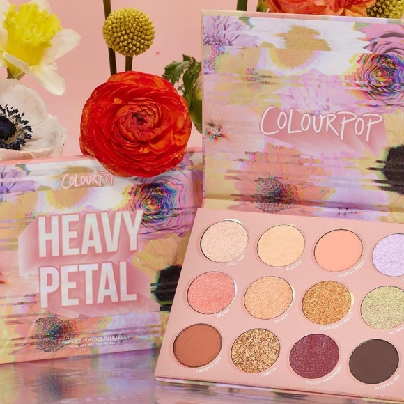 ✨ColourPop Heavy Petal pressed powder palette NWT NIB - Picture 2 of 7